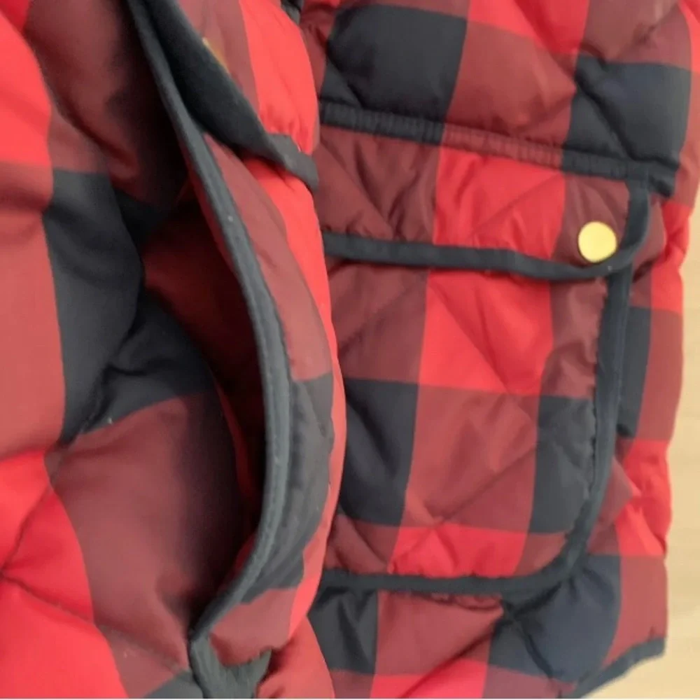 J. Crew Down Vest in Buffalo Check - Picture 2 of 6